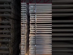 Pipe d'acier galvanisé à chaud de 6 mm avec une longueur de 1 à 6 m