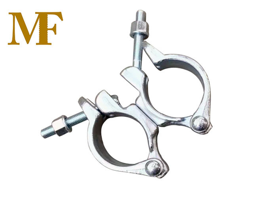 Couplings d'échafaudage pivotants fixes pour tubes d'échafaudage de 76 mm EN74