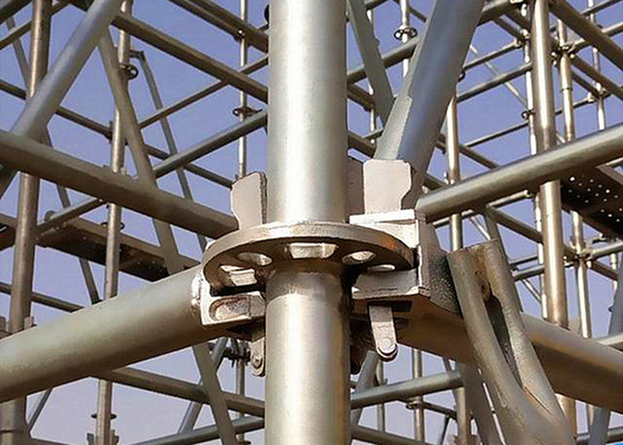48.3mm/42mm diamètre de tube échafaudage à boucle à anneau avec connexion de coin et soudage automatique