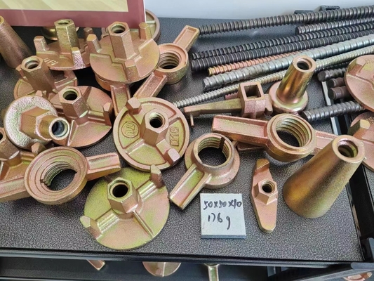 Noix d'aile galvanisée à haute résistance pour les accessoires de coffrage de construction en béton