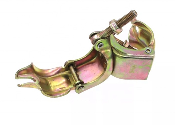 Couplings d'échafaudage en zinc pour rénovation de bâtiments Finition galvanisée blanche ou jaune