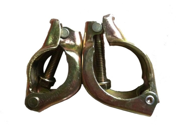 Couplings d'échafaudage en zinc pour rénovation de bâtiments Finition galvanisée blanche ou jaune