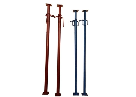 Props de plage personnalisables avec plaque de 120*120*5/6mm de diamètre extérieur de tube 48mm/60mm/76mm
