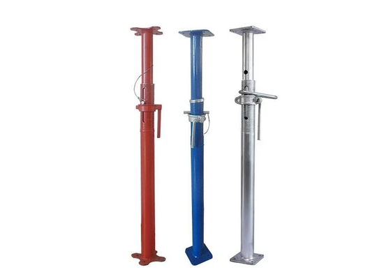 Props de plage personnalisables avec plaque de 120*120*5/6mm de diamètre extérieur de tube 48mm/60mm/76mm