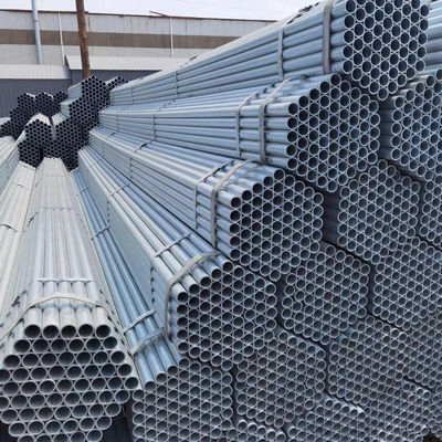 Tuyau en acier galvanisé à chaud, tuyau en métal de fer galvanisé pour la construction