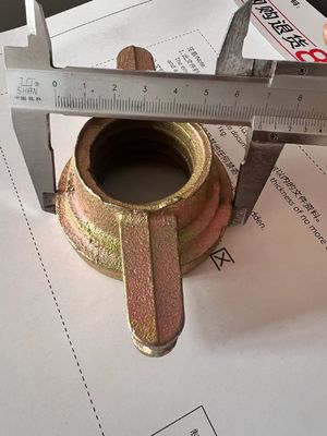Accessoires de coffrage Noix de fer forgé galvanisée pour une base de jack réglable