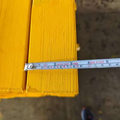 Yellow Water Proof Painting H20 Timber Beam With Platic Protection