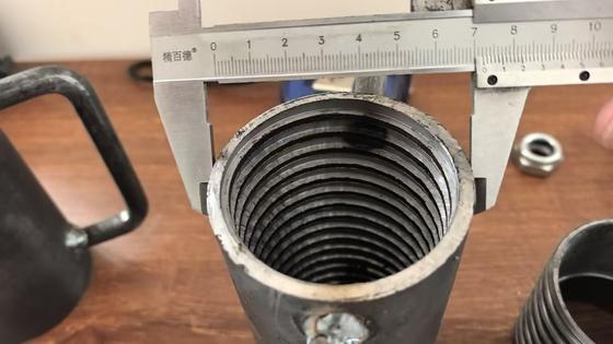 Manchon de support en acier pour échafaudage, écrou à godet avec tête de vis