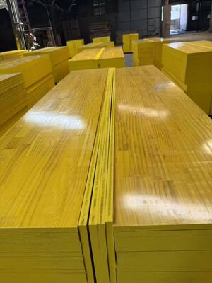 21mm 27mm Thickness Waterproof Formwork Phenolic Plywoods 3 Ply Yellow Shuttering Panel