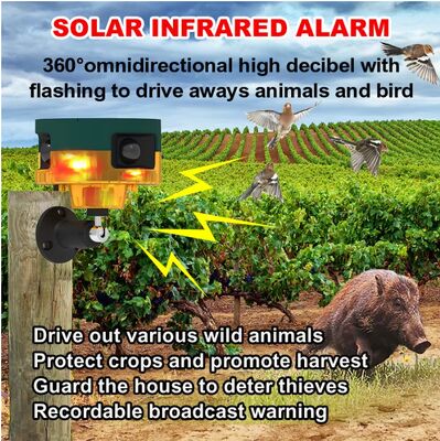 Lampe de poche répulsive ultrasonique pour animaux, rechargeable, à énergie solaire, anti-aboiement des chiens