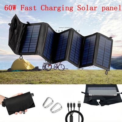 Panneaux solaires chargeur Usb Portable pliable Mini Six tranches pliantes