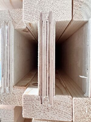 Yellow Wooden Beam / High Load Bearing / Premium Spruce Wood / Wbp Glue