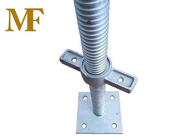 24" finition galvanisée de mise à niveau réglable de Jack de vis d'échafaudage
