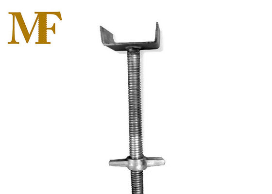 Jack Base tête de u d'échafaudage de cavité de 600mm Cuplock et plat réglable