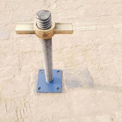 La poudre a enduit la vis Jack réglable d'échafaudage du diamètre 38mm