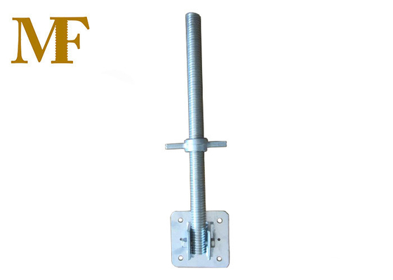 Vis solide galvanisée Jack Base Construction d'échafaudage de pivot