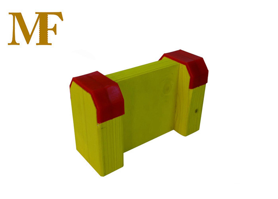Poutre de peinture jaune en bois d'échafaudage du bois de charpente H20 de pin de construction