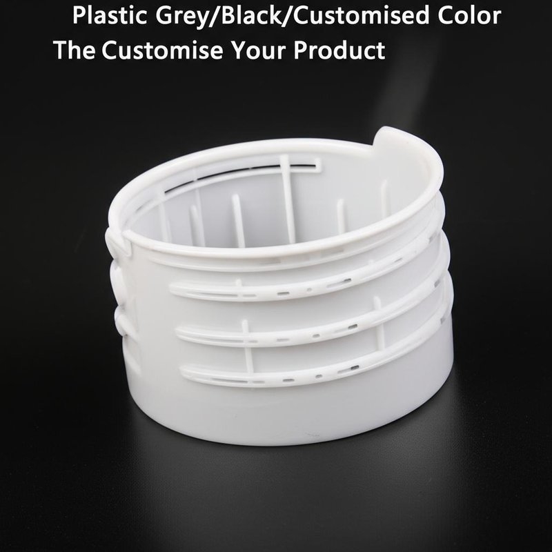 Plastique gris/noir/couleur personnalisée