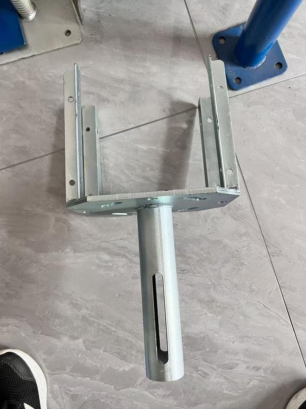 Fourche de support d'échafaudage Tête de fourche Tête de fourche à 4 voies pour la construction de poutres H20