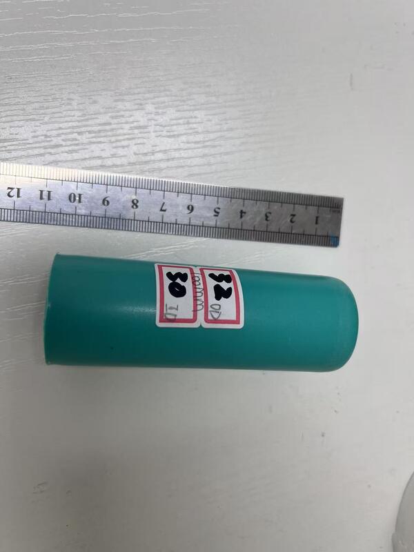 Cap d'extrémité de tuyau en plastique à paroi droite non conique pour barres de 30 mm