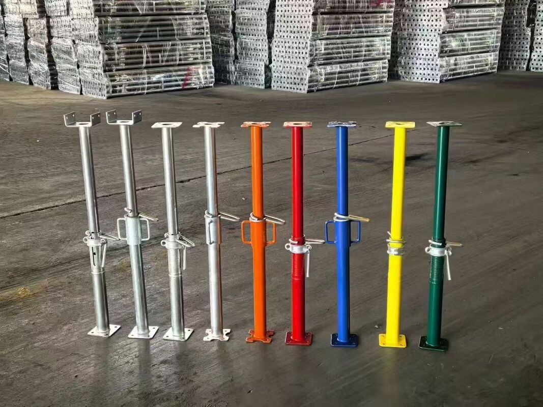 Saudi Arabia Market Adjustable Formwork Steel Scaffolding Shoring Props Fitting Prop Sleeve Puntales