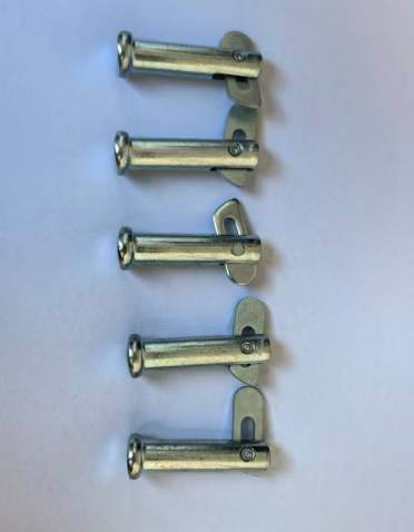 Pin-Hitch percé pour les accessoires d'échafaudage Diamètre 12,5 mm Longueur 58 mm
