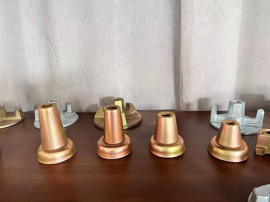 Accessoires de coffrage en acier galvanisé, cône en acier D15 pour la construction en béton
