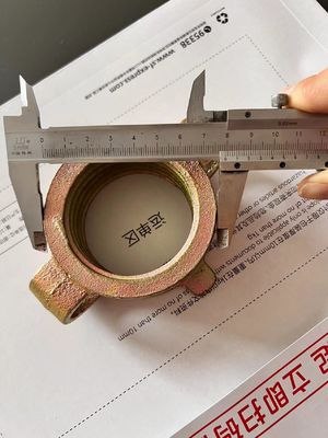 Accessoires de coffrage Noix de fer forgé galvanisée pour une base de jack réglable