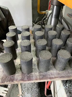 Entretoises circulaires en béton pour colonnes avec une seule épaisseur d'enrobage pour structure en barres d'armature