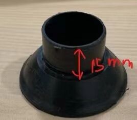 Plastique de bout de cône pour le coffrage Manche PP Tie Cone Push Fit