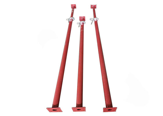 Étai d'échafaudage réglable en acier, surface galvanisée, support de construction